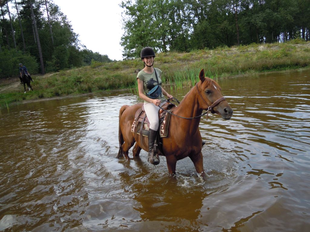 Kristine met Tarzan